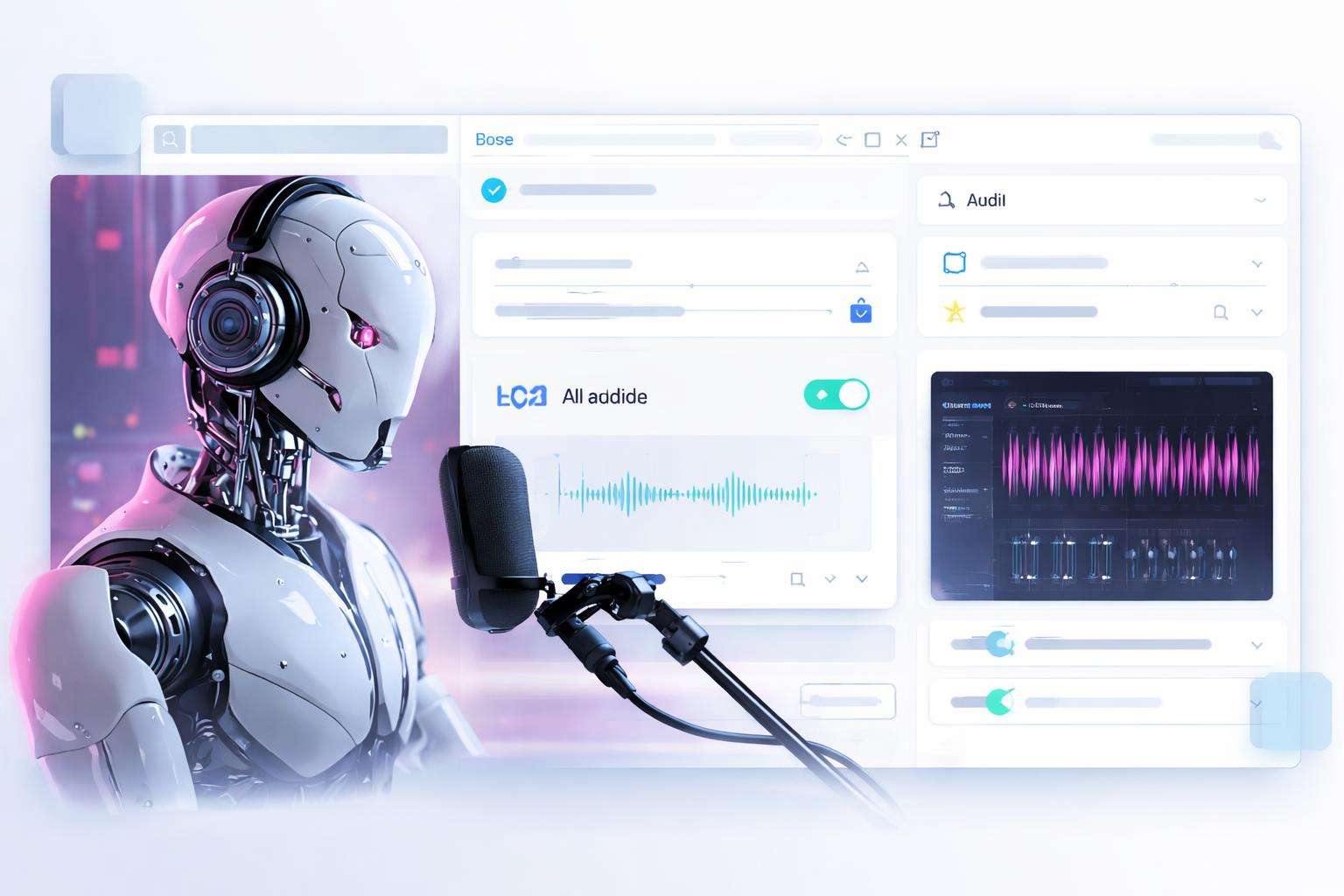 Imagem do recurso Envio de áudios pela IA