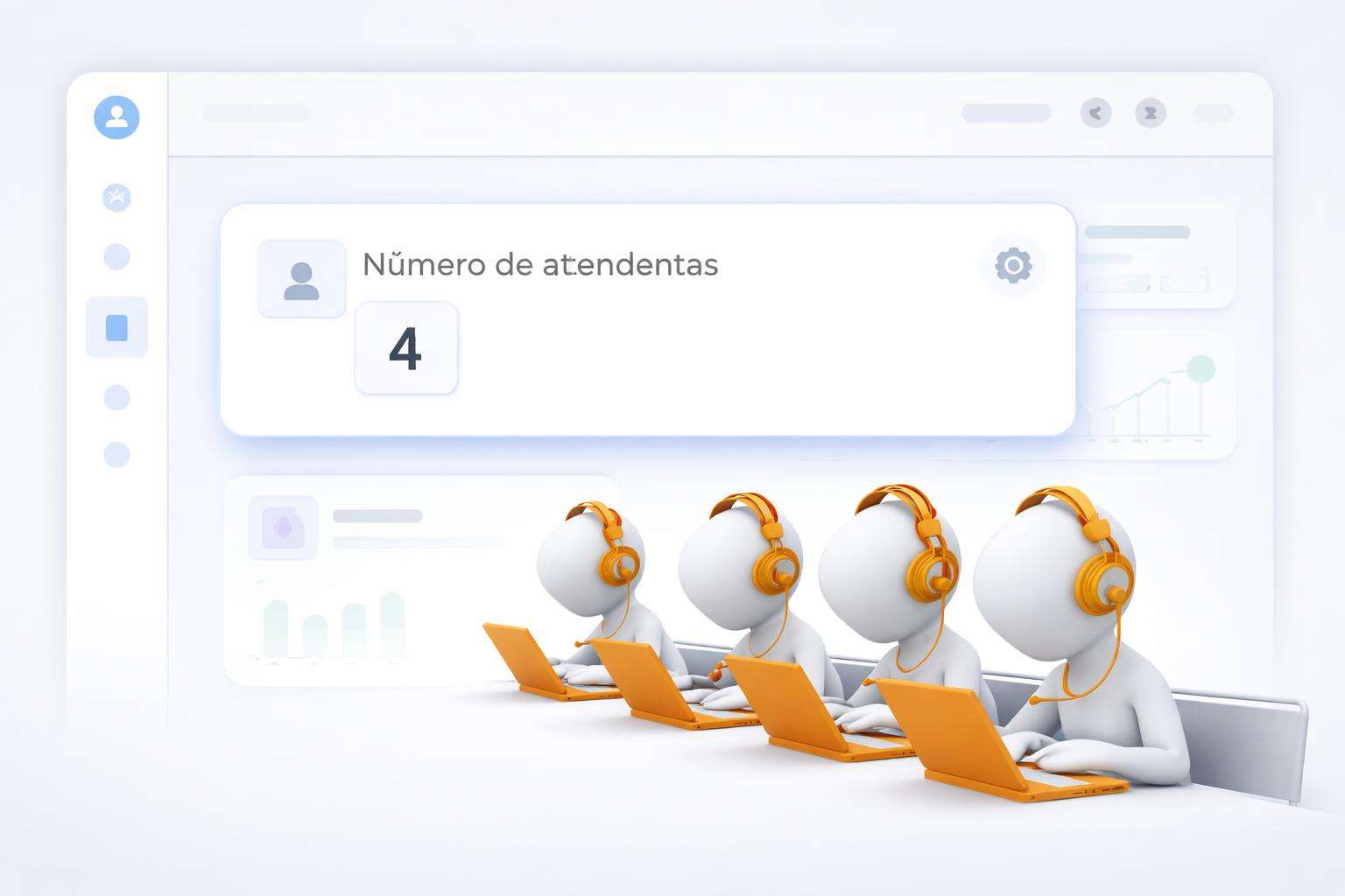 Imagem do recurso Número de atendentes