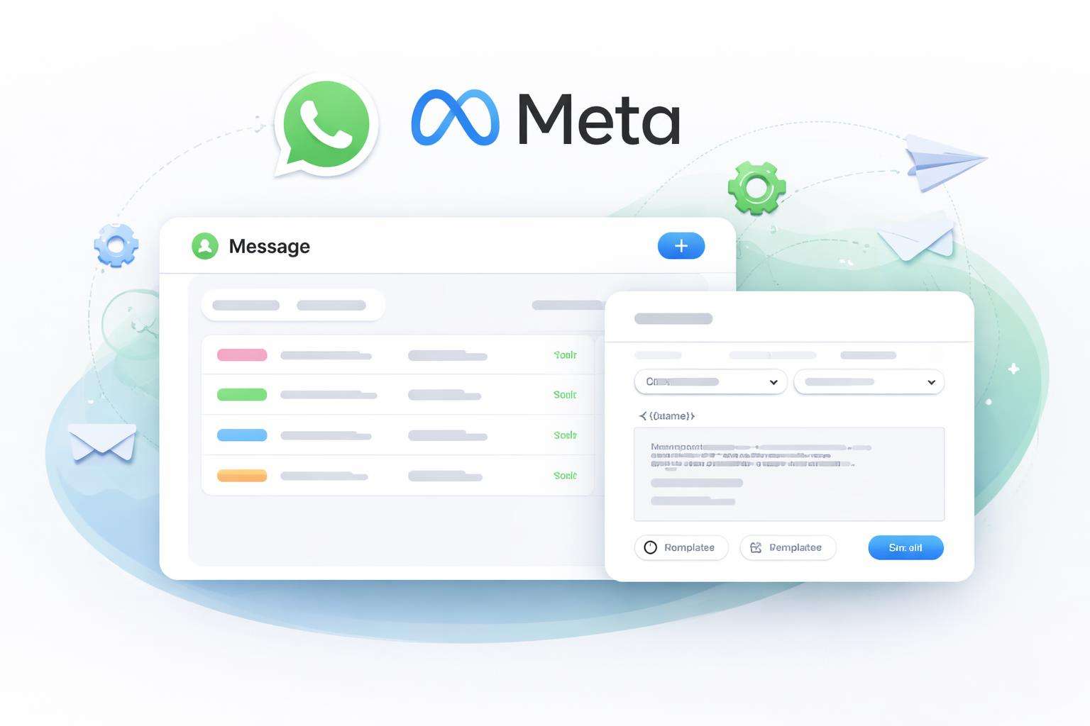 Imagem do recurso Cadastro de templates da API WhatsApp